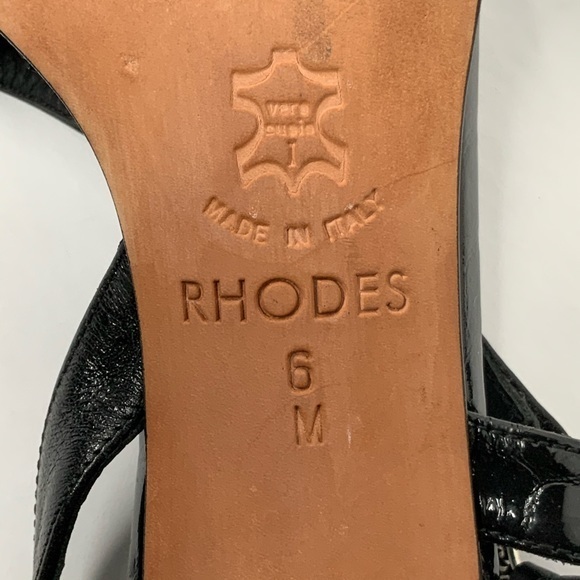 Brighton Rhodes black sling back sandals SZ 6M EUC - Picture 11 of 12